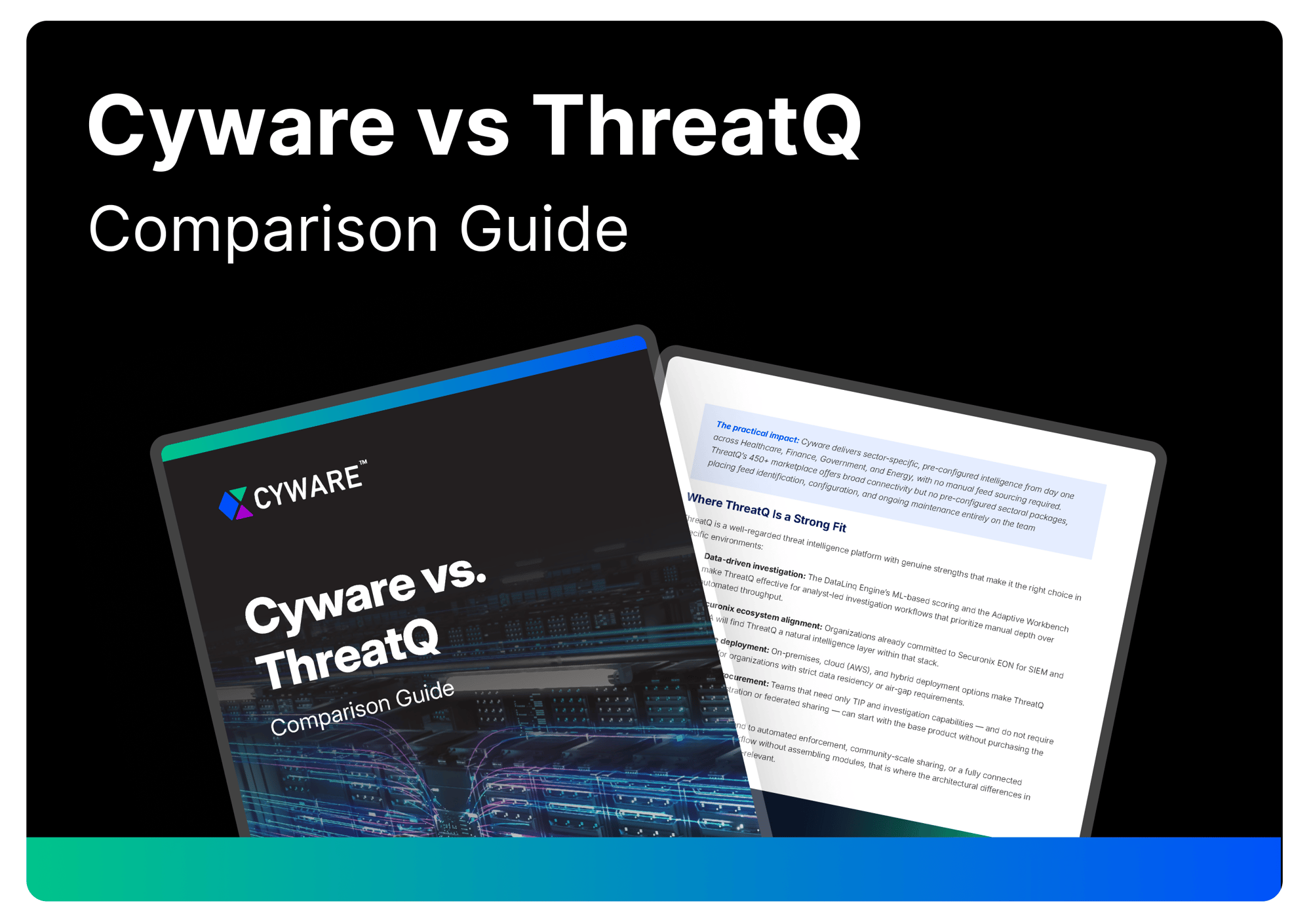 Cyware vs ThreatQ banner