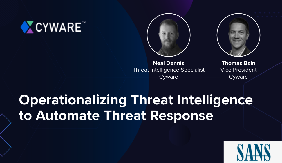 SANS CTI 2022: Operationalizing Threat Intelligence to Automate Threat ...